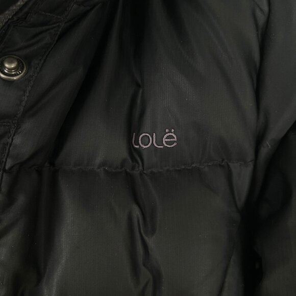 Lole Down Feather Puffer Jacket Winter Coat Long Hooded Snow Warm Pockets Hood - Picture 8 of 11